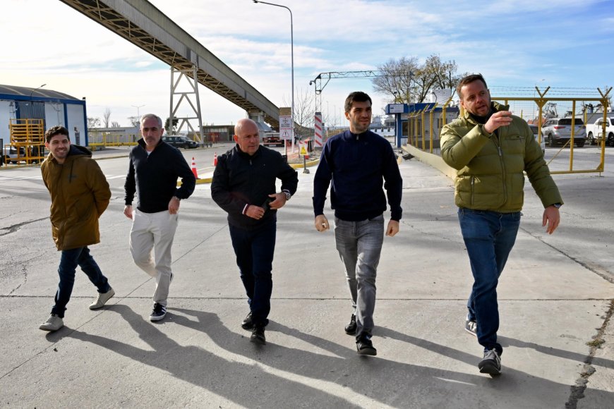 Más seguridad y tecnología en los puertos de Chubut: "Seguimos trabajando para una provincia libre de narcotráfico", ratificó Torres