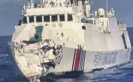 China: dos buques chocaron mientras perseguían a un patrullero filipino