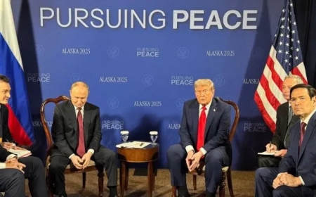 Finalizó la reunión entre Donald Trump y Vladimir Putin en Alaska