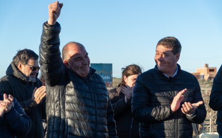 Municipio de Rawson y la Vecinal del Área 31 presentaron la primera etapa de la obra de agua