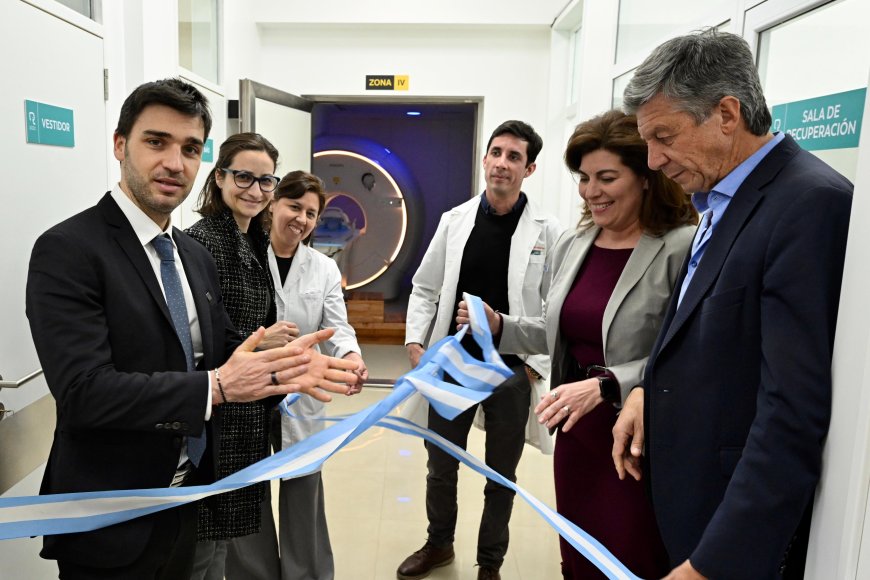Torres inauguró en Comodoro el primer resonador del sistema público de salud de Chubut