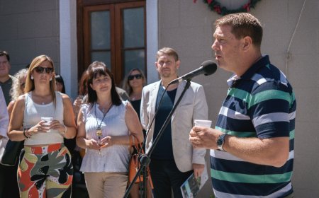 Rawson: Biss compartió el brindis de fin de año con el personal municipal