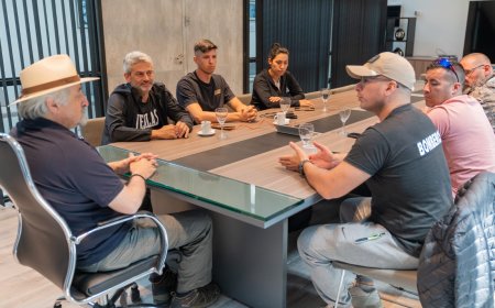 El intendente mantuvo un encuentro con la fuerza especializada que realiza evaluaciones técnicas en la zona afectada, a fin de definir medidas preventivas y de seguridad