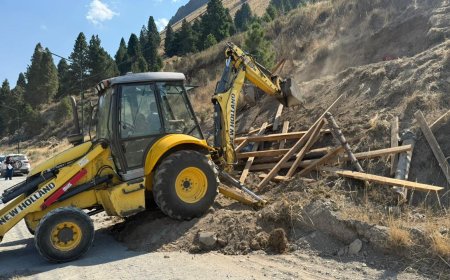 Esquel: el municipio frenó un intento de usurpación en el acceso a Valle Chico.