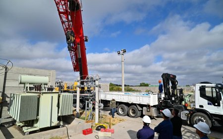 Chubut: llegan transformadores de 10 MVA para reforzar el sistema eléctrico de Rawson y el VIRCh.