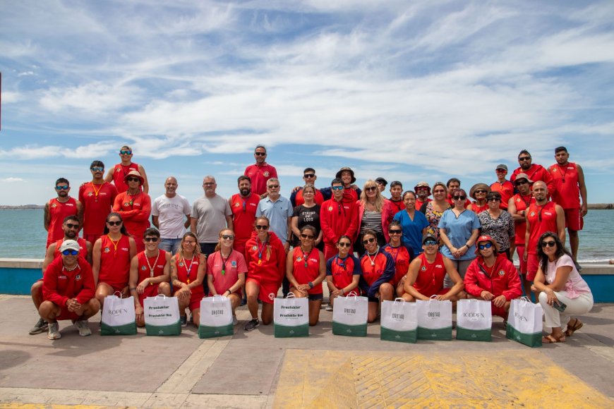 Comodoro Rivadavia: El Municipio entregó protectores solares y botiquines al Servicio de Guardavidas