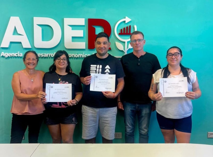 ADER de Rawson concluyó un curso intensivo para fortalecer emprendimientos locales