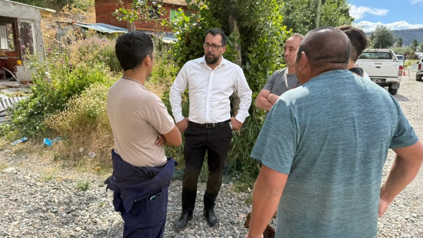 Esquel: el municipio comenzó la obra de red de gas en el barrio Badén I