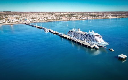 El crucero Seven Seas Splendor concretó una nueva recalada en Chubut
