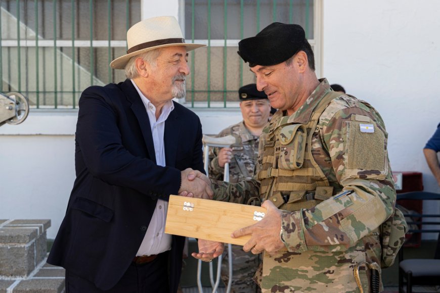 Othar acompañó la asunción del segundo jefe de la IX Brigada Mecanizada del Ejército