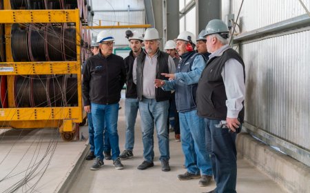 Othar recorrió Petroquímica y se interiorizó acerca de un proyecto de viviendas de construcción rápida