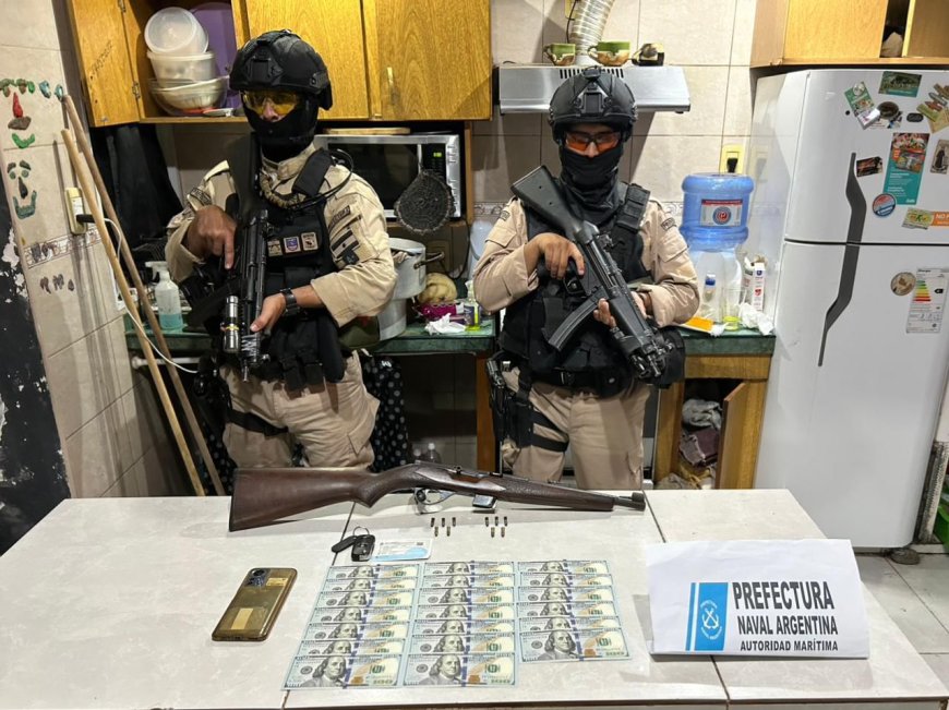 Golpe al narcotráfico: Prefectura incautó más de seis kilos de cocaína en múltiples allanamientos