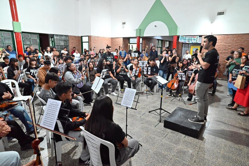 *Semillero de músicos: tras gestiones de Torres, la Orquesta Infanto Juvenil del barrio INTA de Trelew se presentará este año en el Teatro Colón*