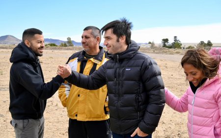 Provincia invertirá $500 millones para llevar servicios a 57 lotes destinados a viviendas de docentes y jubilados en Comodoro