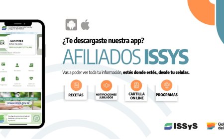 SEROS Chubut recuerda los beneficios del uso de la aplicación móvil Afiliados ISSyS para simplificar gestiones