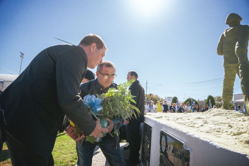 RAWSON CONMEMORÓ EL 44° ANIVERSARIO DE MALVINAS CON UN EMOTIVO ACTO EN PLAYA UNIÓN