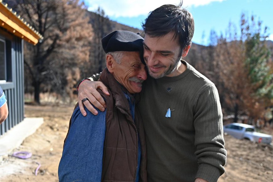 Reconstrucción de la Comarca Andina: en tiempo récord, más familias afectadas por los incendios recibieron las llaves de su nueva vivienda