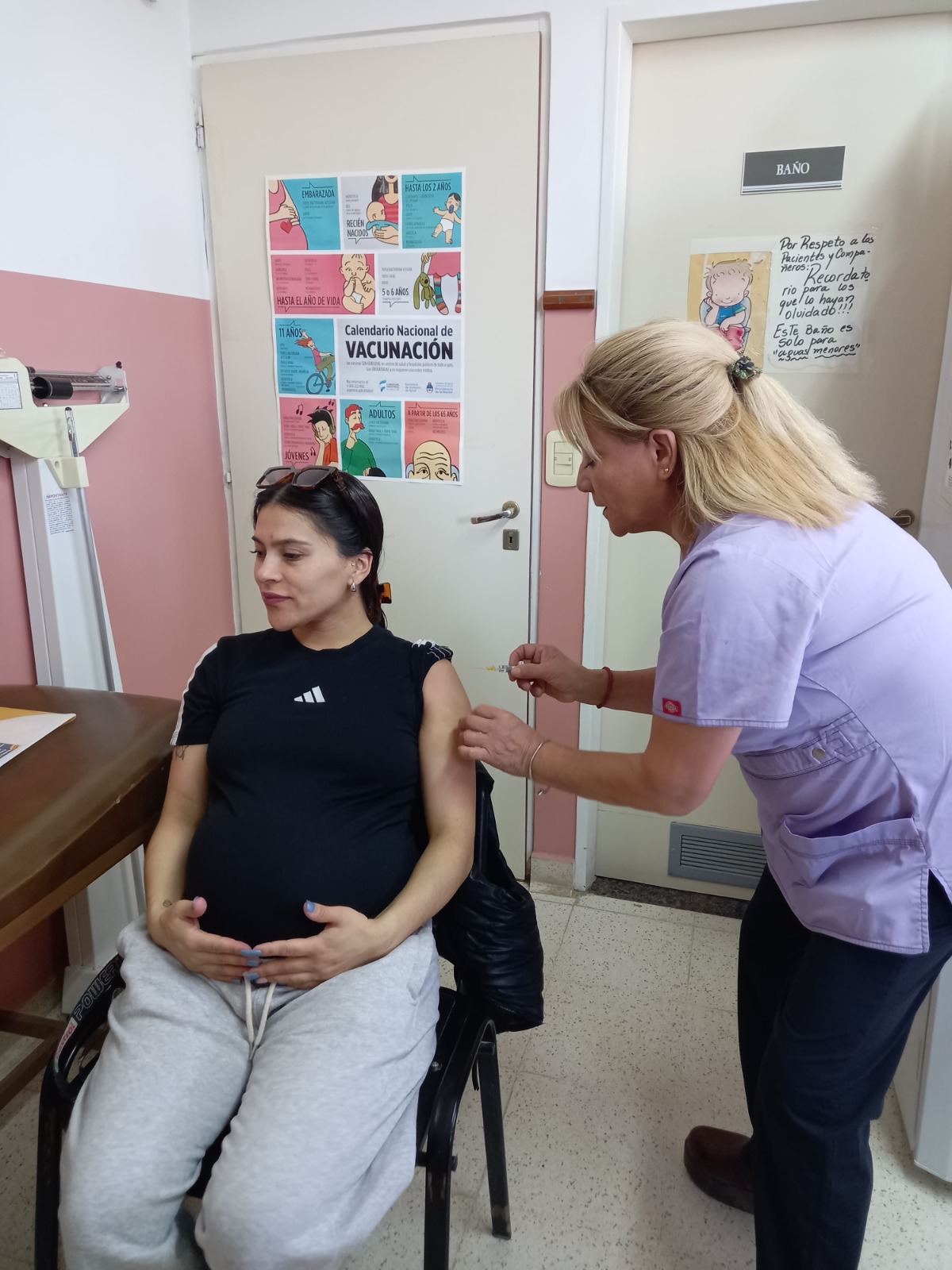 Más de 1.400 embarazadas se vacunaron en Chubut para proteger a sus bebés de la Bronquiolitis y la Neumonía