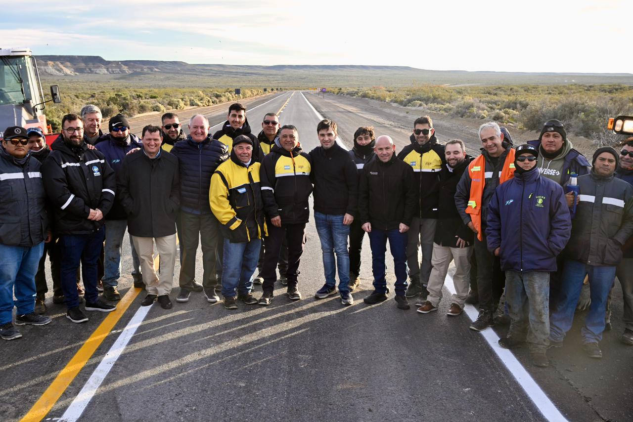 Con una inversión de casi $8.000 millones, Provincia inauguró la pavimentación total del acceso a Playa El Doradillo