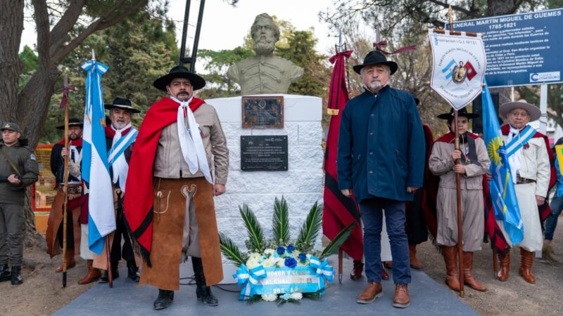 Othar presidió el homenaje a Gral. Martín Miguel de Güemes en su 205° aniversario