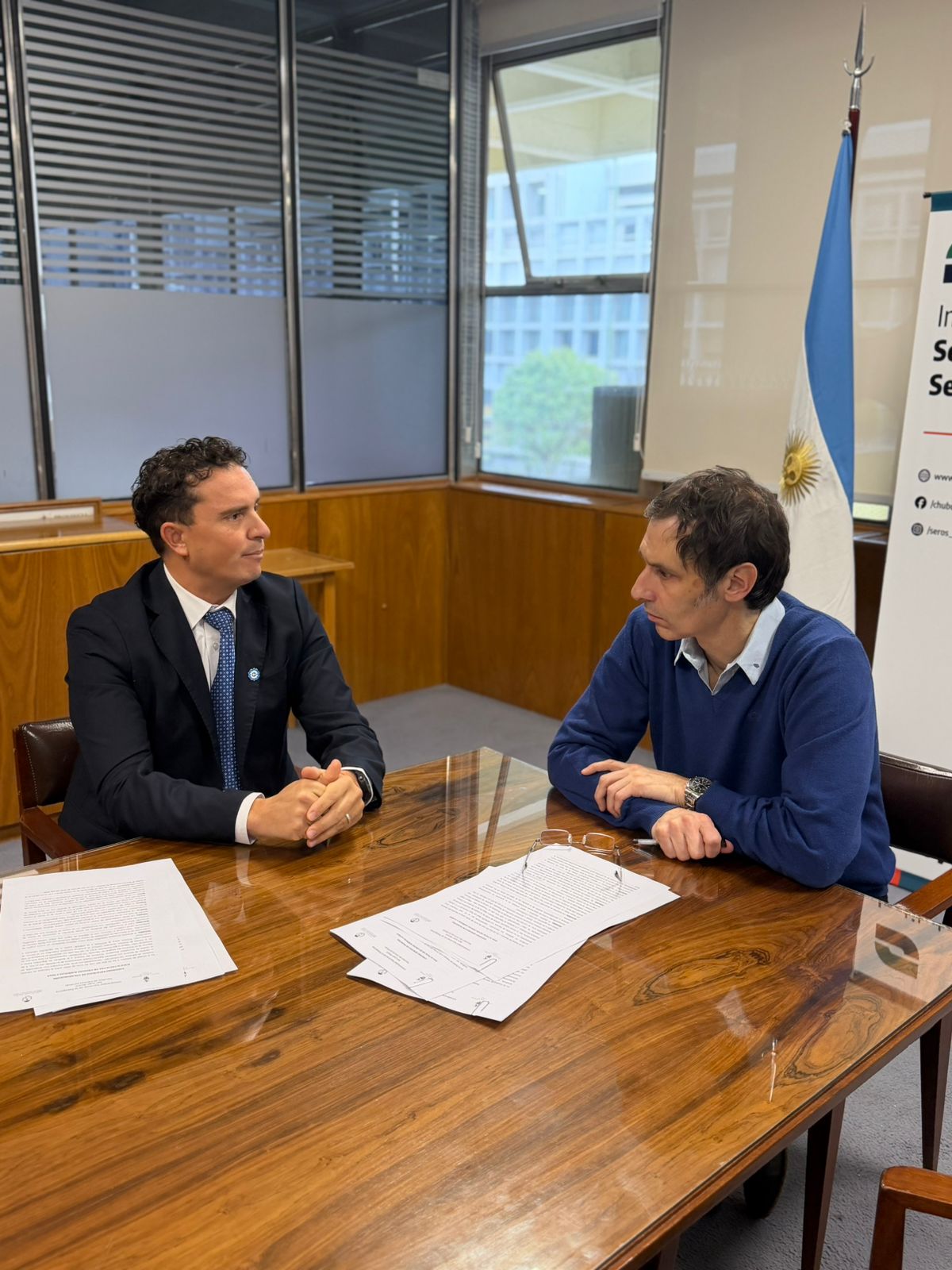El ISSyS y la Facultad de Ciencias Jurídicas de la Universidad de la Patagonia firmaron un convenio de cooperación