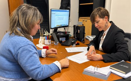 El Banco del Chubut y la Agencia de Bienes firmaron un convenio para avanzar en la implementación del Portal de Subastas