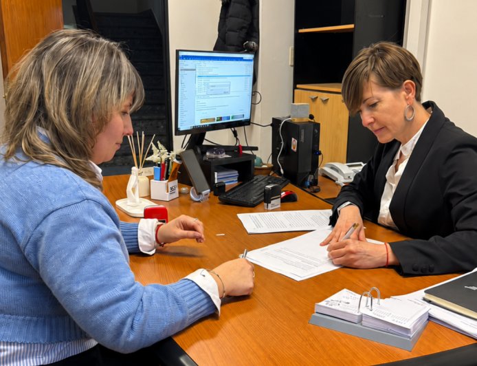 El Banco del Chubut y la Agencia de Bienes firmaron un convenio para avanzar en la implementación del Portal de Subastas