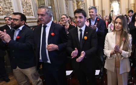Torres acompañó a la Orquesta del barrio INTA en su histórica presentación en el Teatro Colón
