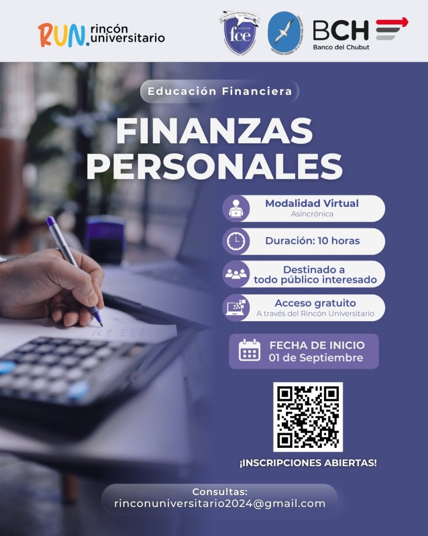 El Banco del Chubut promueve la educación financiera