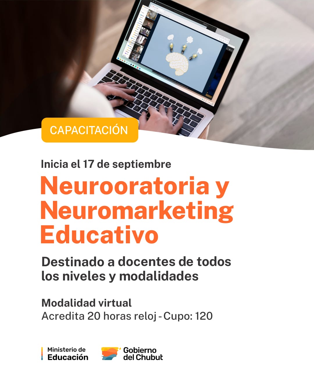 Provincia pone en marcha una nueva formación docente en Neurooratoria y Neuromarketing